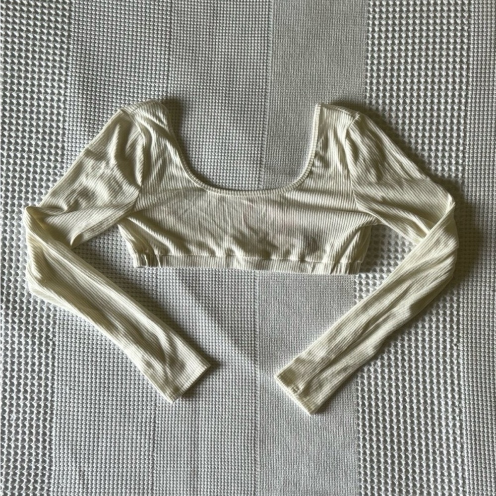 NWT - Edikted - ‘Sydney Open-Back Crop Top’- White - Large